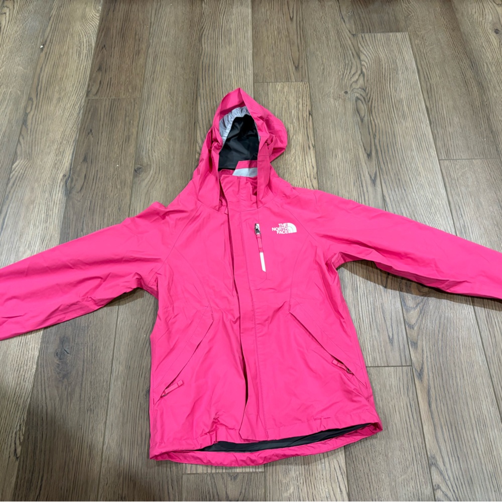 The North Face Pink and Gray Girls' Jacket